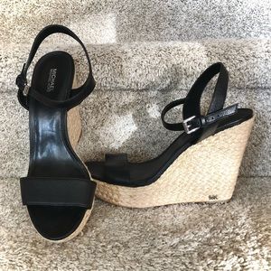 MICHAEL Michael Kors
Women's Jill Leather Espadrille Platform Wedge Sandals ✨